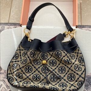 Tory Burch Black and Tan Women's Bag